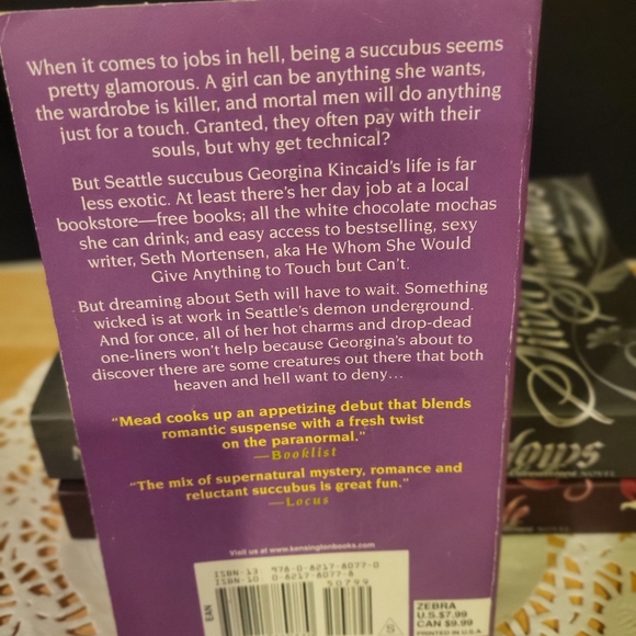 Three Paperbacks by Richelle Mead: Succubus Blues,  Silver Shadows,  Ruby Circle - Picture 6 of 6